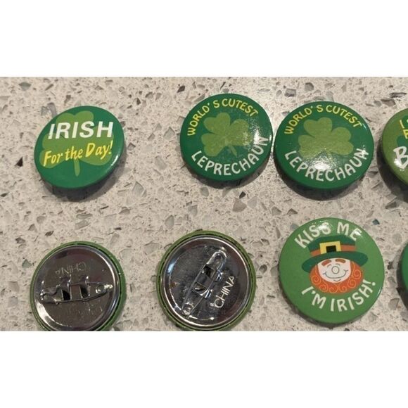 13 St. Patty’s Day Pins - mixed lot of small Irish Pins​ - Picture 2 of 5